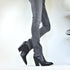 STYLISCHE DAMEN WESTERN-COWBOYSTIEFEL MIT BLOCKABSATZ